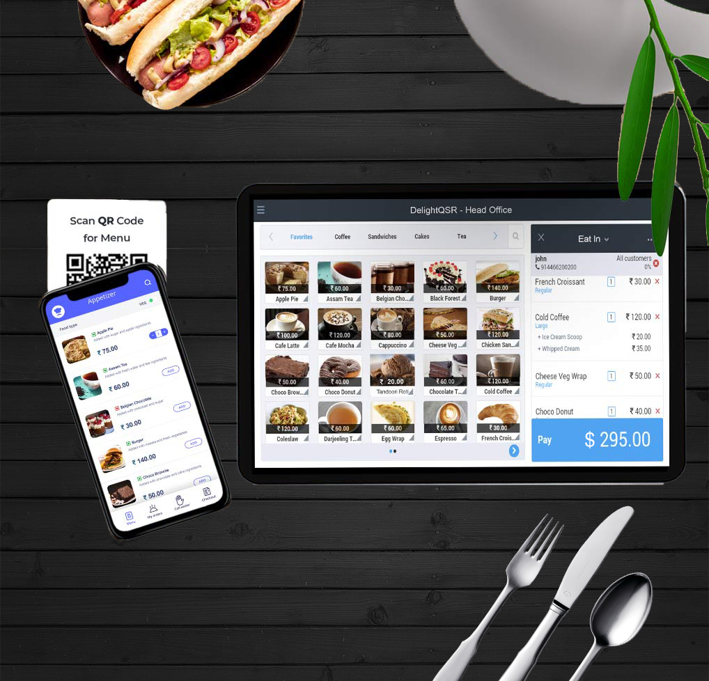 Quick service restaurant POS software