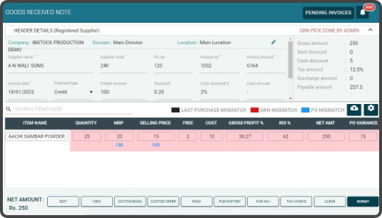 Right place - Supplier/Vendor management