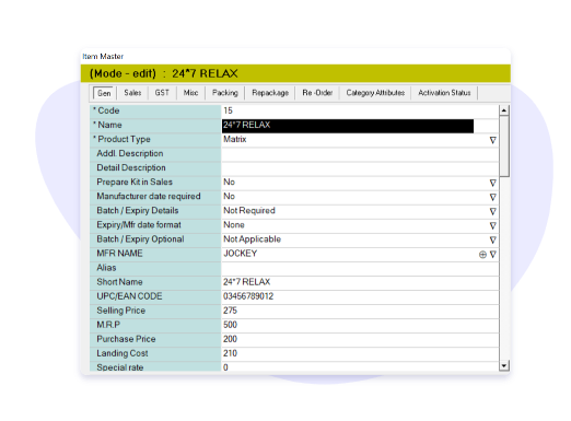 mrakaf inventory