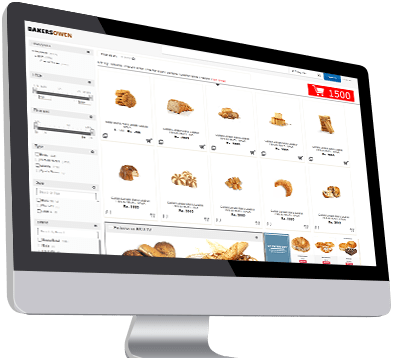 E commerce integration for bakery shops